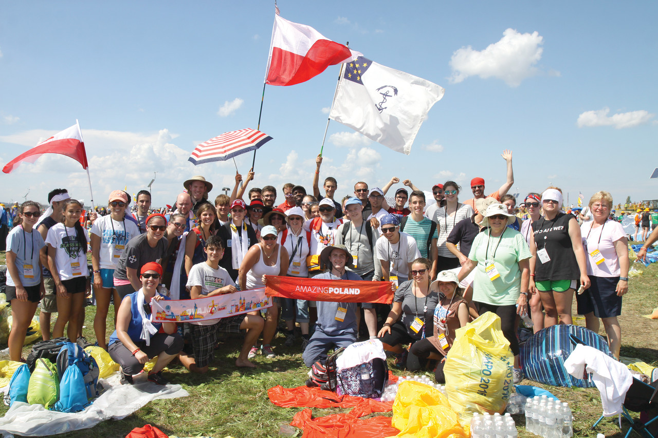 Pilgrims finished their World Youth Day experience at the Campus Misericordiae, or “Field of Mercy,” outside Krakow, where Pope Francis celebrated Sunday morning Mass for approximately 1.5 million Catholics.