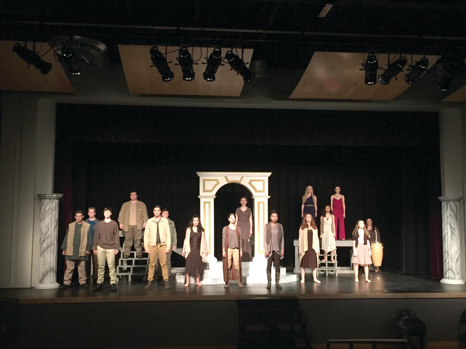 Saint Raphael Academy won the Rhode Island State Drama Festival with its dramatic performance of “Antigone.” An additional performance is being planned before the drama club heads to the regional festival.