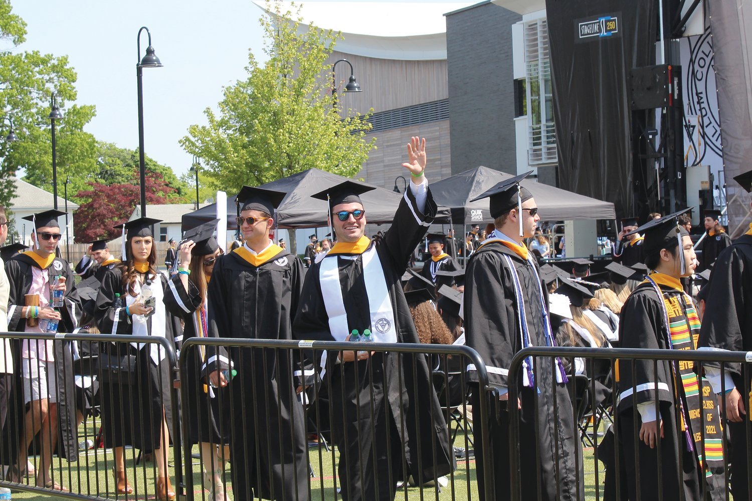 Providence College holds commencement on campus for first time since