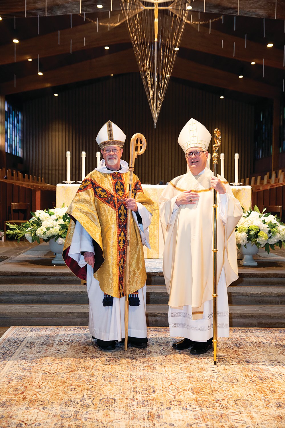 On Saturday, May 7, Bishop Thomas J. Tobin presided over the Abbatial Blessing of Father Michael Brunner, O.S.B., as the fourth Abbot of Portsmouth Abbey. Bishop Tobin said, “The Diocese of Providence is home to a good number of religious communities. We are blessed by their witness of holiness.”