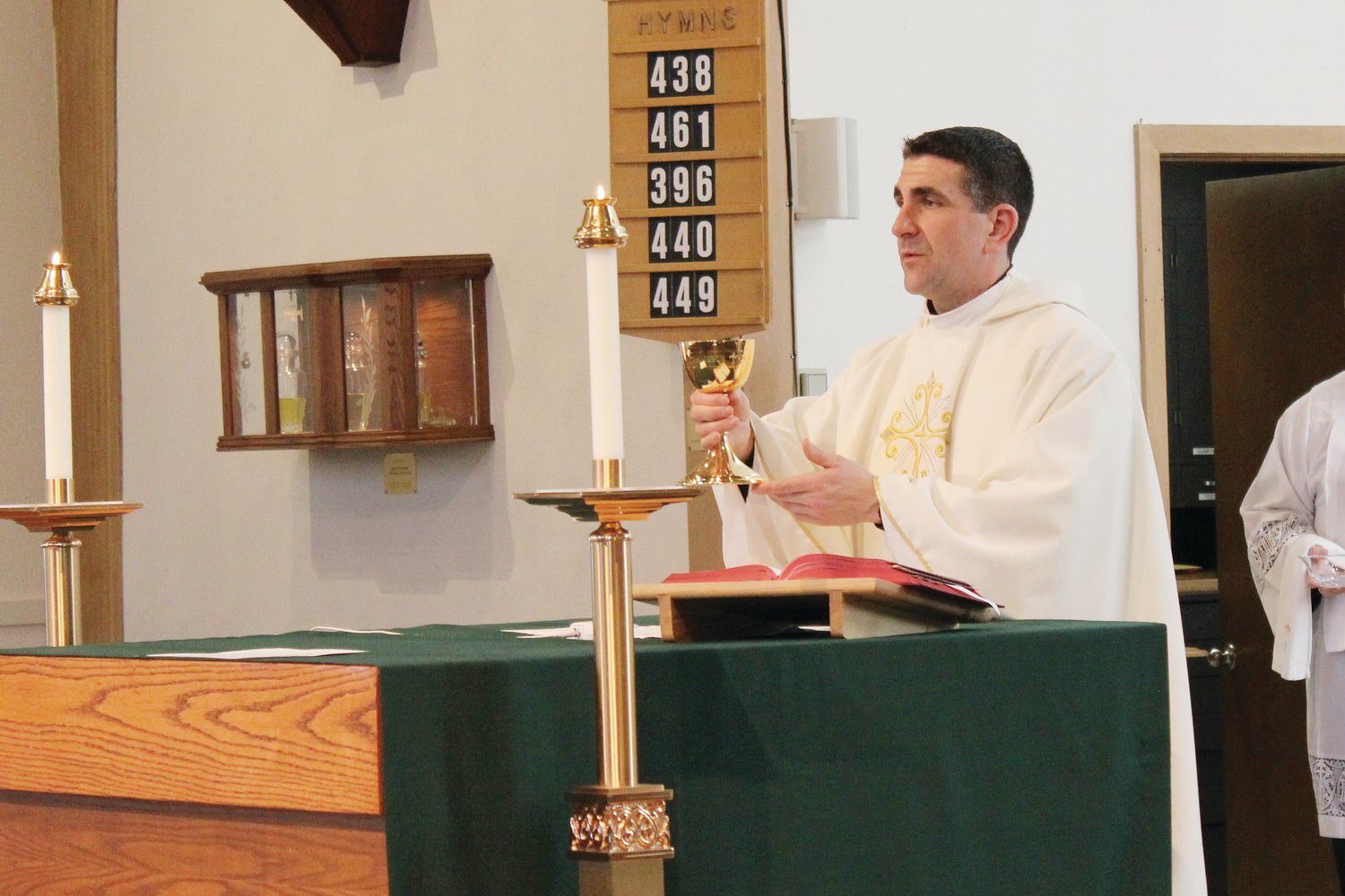 Young adults ages 18-30 attended a day of prayer, formation, community and the celebration of Holy Mass while growing in love and reverence for the Holy Eucharist at Christ the King Parish, Kingston, on Saturday, Feb. 11.
